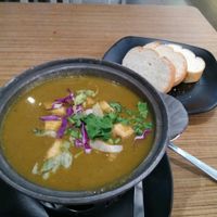 Kambing mutton Soup at AMK Hub - Vegetarian Stall in Northeast Singapore