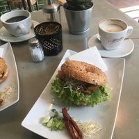 Freshly made breakfast - thx, Peter! at Grüngut in Berlin