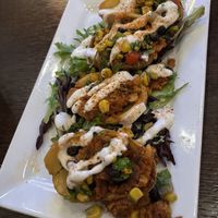 Vegan potato skins  at The Howe in Minneapolis