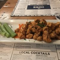 Buffalo cauliflower- so good!  at The Howe in Minneapolis