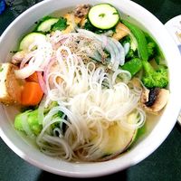Vegetable soup/pho at Saigon Bistro in Fayetteville