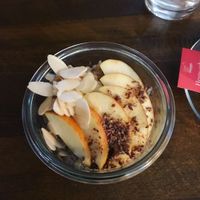 Apple and cinnamon porridge  at Cafe der Fragen in Berlin