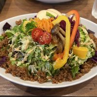 Vegan rice bowl  at Where is a Dog in Tokyo