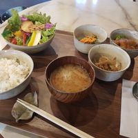 Vegan Plate. Very yummy and filling at Where is a Dog in Tokyo