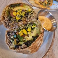 Burito at Sapiens in Santiago