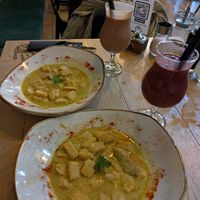 noquis de camote at Sapiens in Santiago