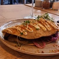 Quesadilla at Sapiens in Santiago