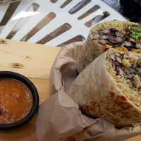 burrito - will fill you up at Sapiens in Santiago