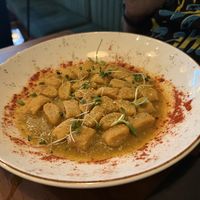 Tomato and basil gnocchi   at Sapiens in Santiago