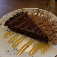 cocoa orange cake  at Sapiens in Santiago