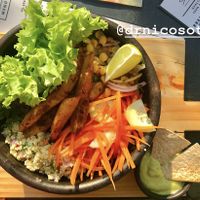Peruvian Bowl at Sapiens in Santiago