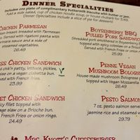 Dedicated vegan options June 2026  at Knott's Berry Farm - Mrs. Knott's Chicken Dinner Restaurant in Buena Park