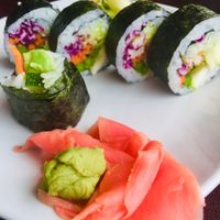 Vegan roll. Yummy at WAVE Asian Bistro & Sushi in Mount Dora