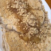 Apple spice pancakes!  at Jeannie's Great Maine Breakfast in Bar Harbor