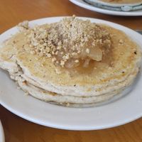 Apple Spice pancakes at Jeannie's Great Maine Breakfast in Bar Harbor