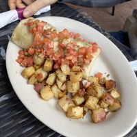 Vegan Burrito  at Jeannie's Great Maine Breakfast in Bar Harbor