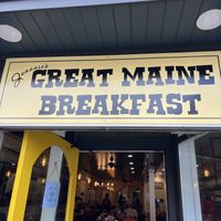   at Jeannie's Great Maine Breakfast in Bar Harbor