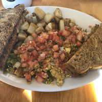 Island tofu scramble  at Jeannie's Great Maine Breakfast in Bar Harbor