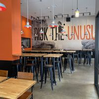 Seating  at Blaze Pizza in Storrs