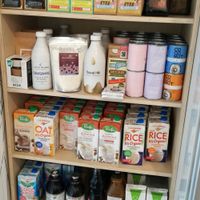 mylk section at Be Organics in Mount Maunganui