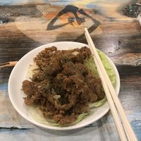 Deep fried soya meat was amazing!!  at Taiwan Shokudo in Tokyo