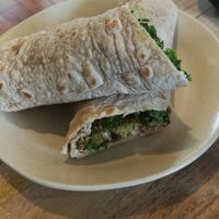 Falafel wrap at Aleph Middle Eastern Eatery in Vancouver