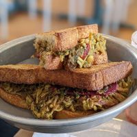 Reuben at Aleph Middle Eastern Eatery in Vancouver