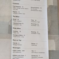 Breakfast and lunch menu 🍉🍉🍉 (2/2) at Aleph Middle Eastern Eatery in Vancouver