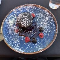 Vegan chocolate cake   at Wildest Restaurant & Bar in Palm Desert