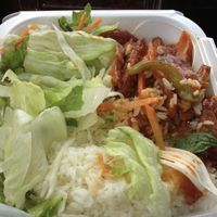 Sweat & Sour Vegan Chicken  at Coconutz Fusion Cafe in Miramar