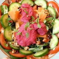 The Boathouse Salad at The Boathouse Cafe and Creperie in Topsham