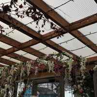 conservatory with pretty decor at Wistow Cafe Bistro in Leicester