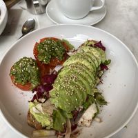 Vegan pesto toast  at My Goodness in Berlin