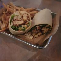 Vegan Thai Chicken Wrap at Soggy Bottom Bar in Flint