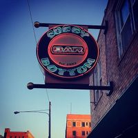 Sign  at Soggy Bottom Bar in Flint