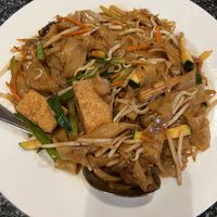 Flat rice noodles  at La-Cai Noodle House in Salt Lake City