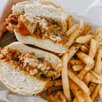 Vegan Philly  at Bizza in San Francisco