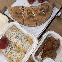 Calzone was the best of these three  at Bizza in San Francisco