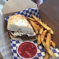 Vegan meatball sub - was okay  at Bizza in San Francisco