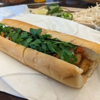 Tofu banh mi at ND Banh Mi in Oceanside