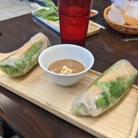 Vegan spring rolls at ND Banh Mi in Oceanside