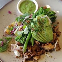 "steamed egg" made vegan at Sweetbrew in Launceston