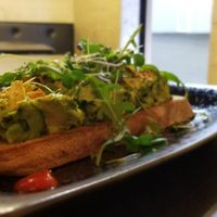 Smashed avocado at Sweetbrew in Launceston