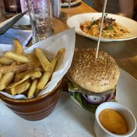 Mushroom burger   at The Dun Cow in Rugby