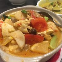 Tom Yam Soup at Harmony Village Vegetarian in Hong Kong Island