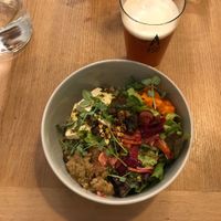 Vegan plat du jour at Cafe Folk in Le Mans