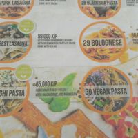 Menu 1 at La Silapa in Luang Prabang