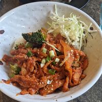 Spicy Chickun at SaVeg Cafe in Calgary