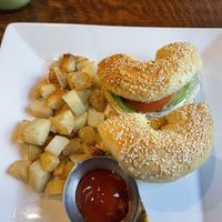Bagel  at SaVeg Cafe in Calgary