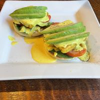 No eggs benny  at SaVeg Cafe in Calgary